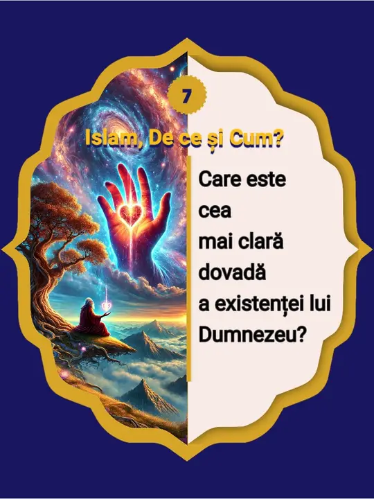 7- Care este cea mai clară dovadă a existenței lui Dumnezeu? După acceptarea…
