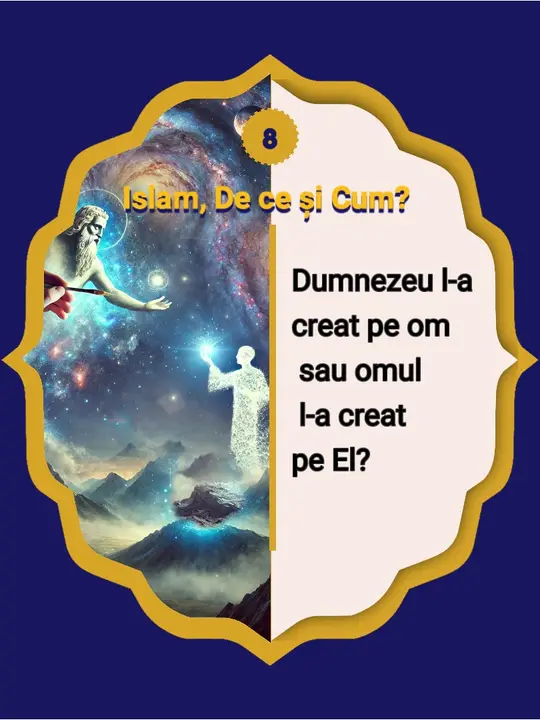 8- Dumnezeu l-a creat pe om sau omul l-a creat pe El? De-a lungul istoriei pline de…